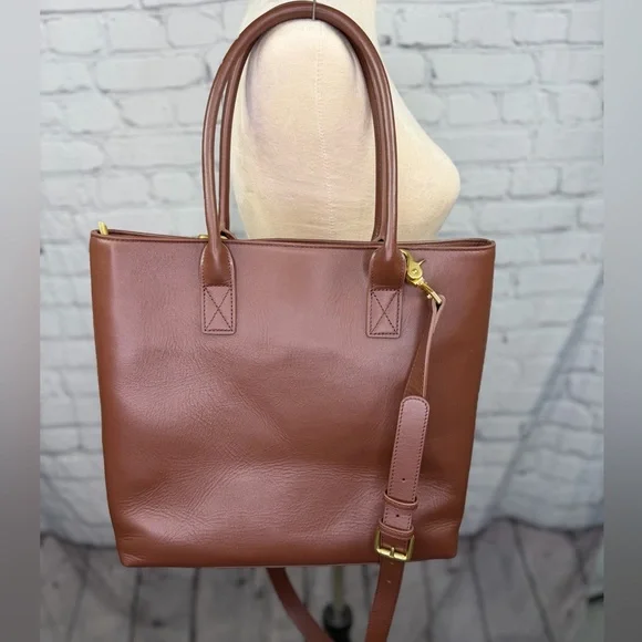 R.Riveter ELEANOR TOTE Chocolate Leather - Picture 3 of 10